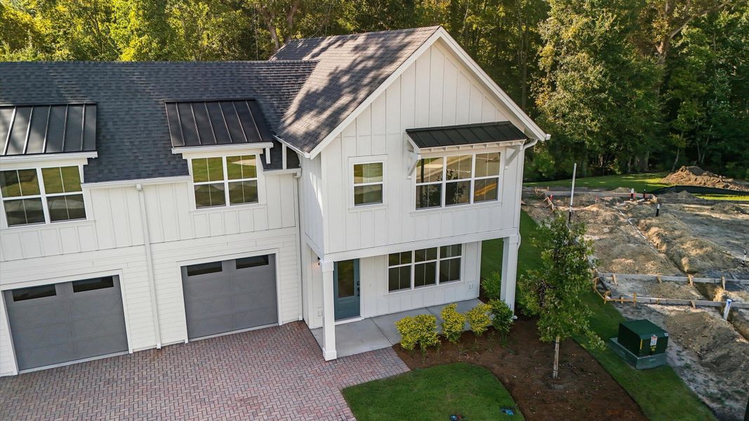 Front exterior of a new home in Hayes Park, Johns Island, SC, highlighting curb appeal (Image 23).