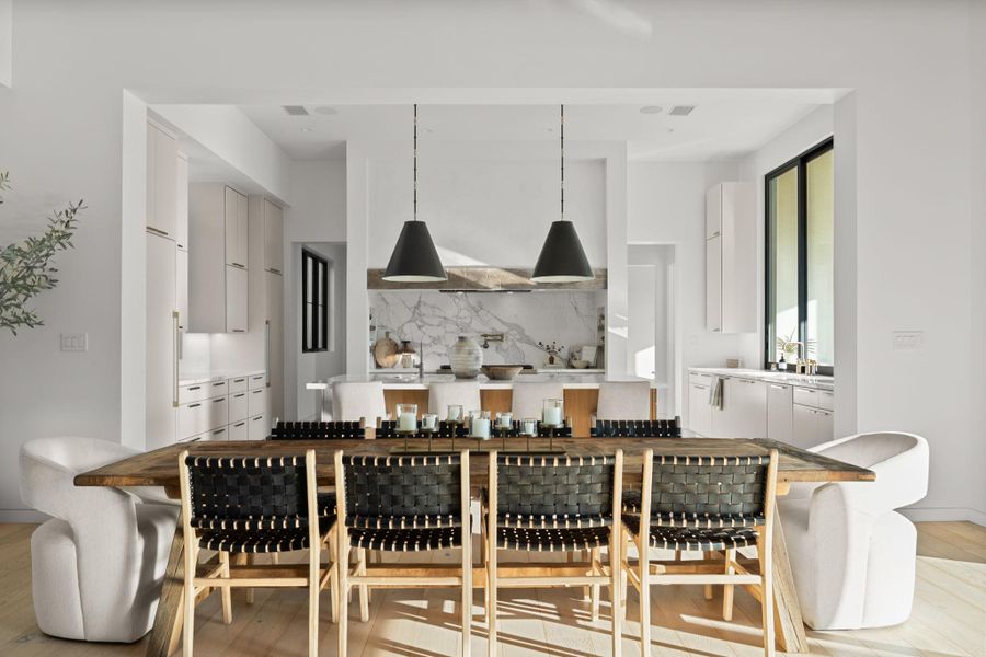 Furnished interior view inside a new home in , Spicewood (Image 17).