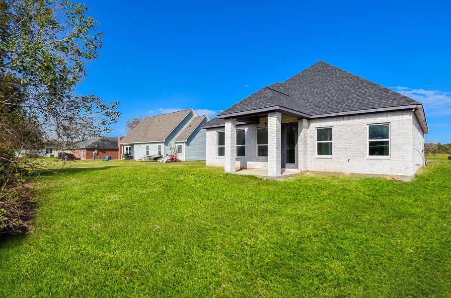 Another view of the backyard!