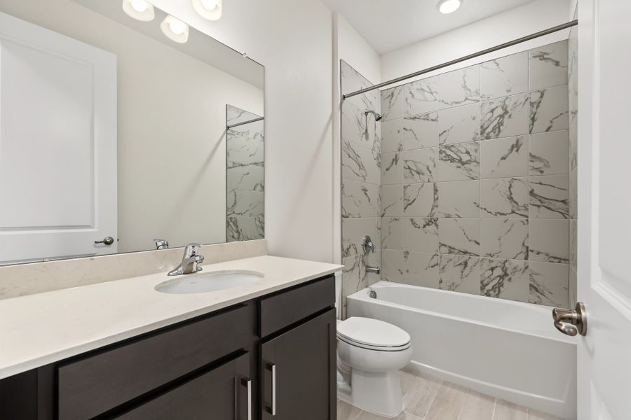 Furnished interior view inside a new home in Tamarack at Two Rivers, Zephyrhills (Image 12).