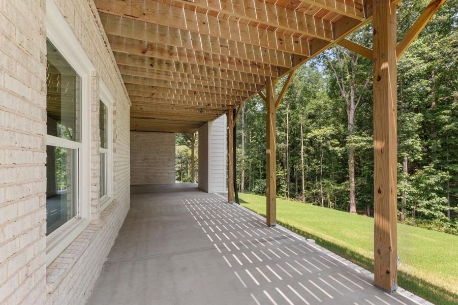 Exterior details and patio area of a home in Arden on Lanier, Cumming (Image 28). Exterior details and patio area of a home in Arden on Lanier, Cumming (Image 28).
