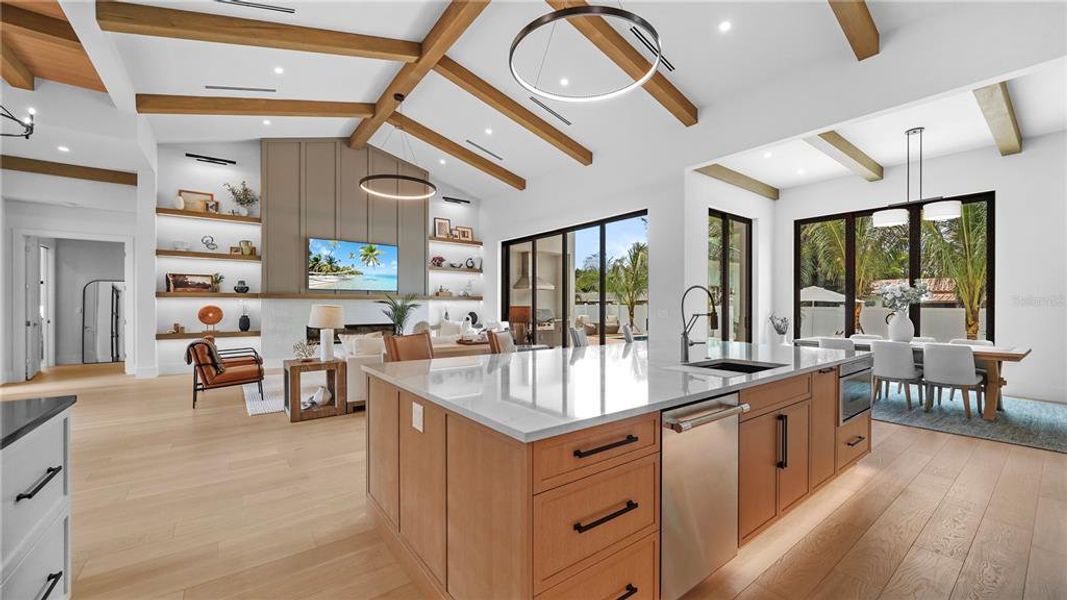 Furnished interior view inside a new home in , Sarasota (Image 39).