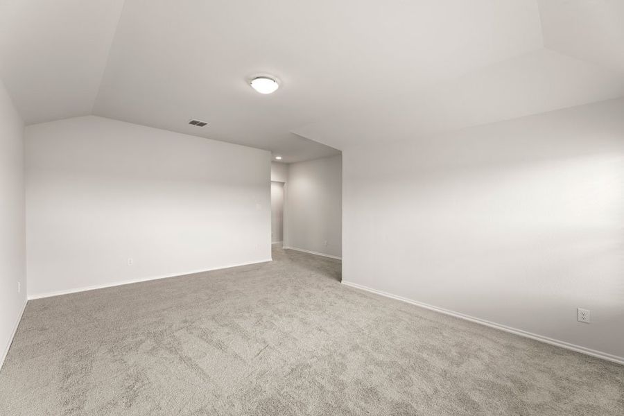 Representative exterior photo of a completed home built from the Phoenix by Impression Homes in Keeneland, Aubrey, TX (Image 18). Representative exterior photo of a completed home built from the Phoenix by Impression Homes in Keeneland, Aubrey, TX (Image 18).