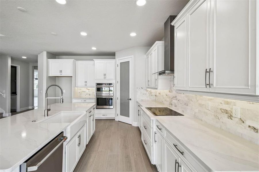 Furnished interior view inside a new home in Solace at Corner Lake, Orlando (Image 8).
