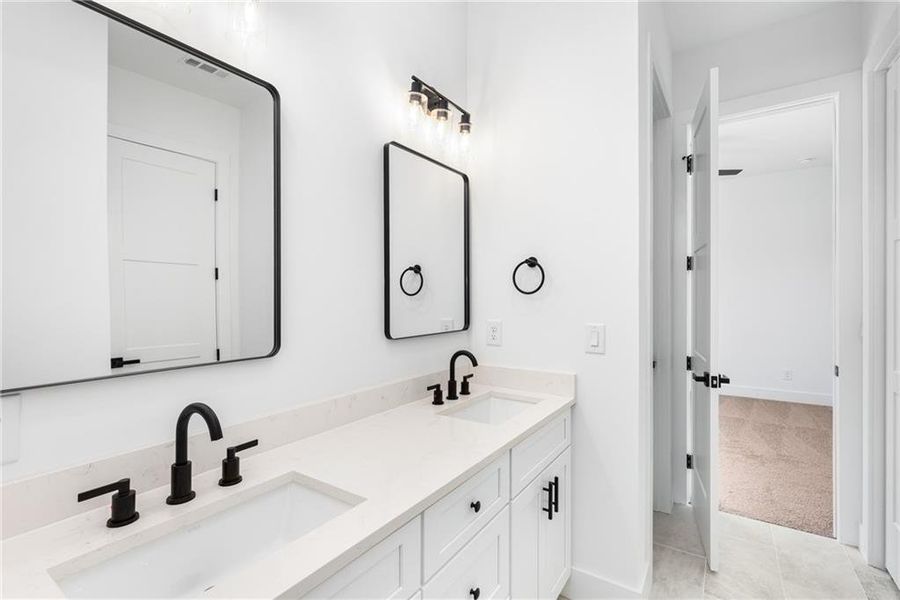 Furnished interior view inside a new home in , Alpharetta (Image 13). Furnished interior view inside a new home in , Alpharetta (Image 13).