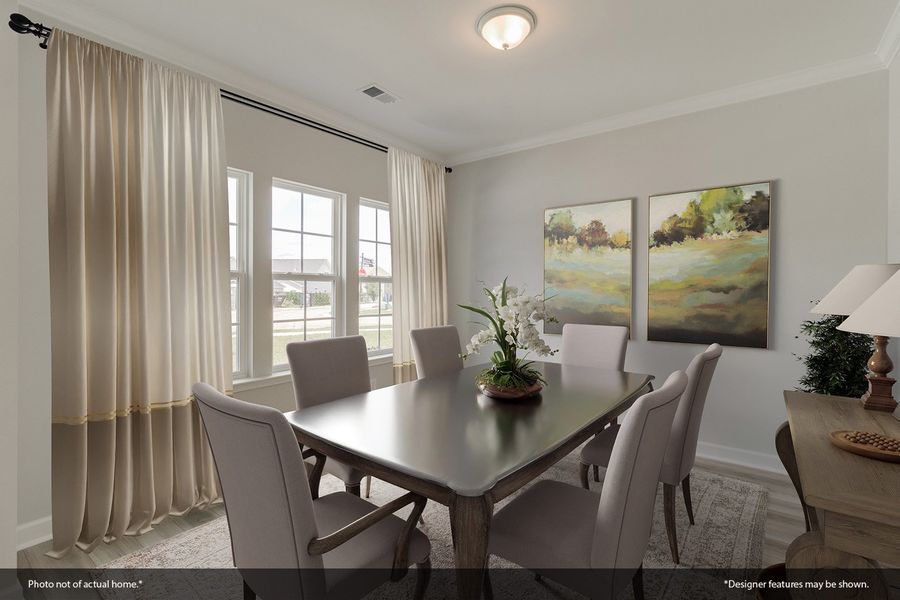 Furnished interior view inside a new home in Rogers Spring, Graham (Image 7).