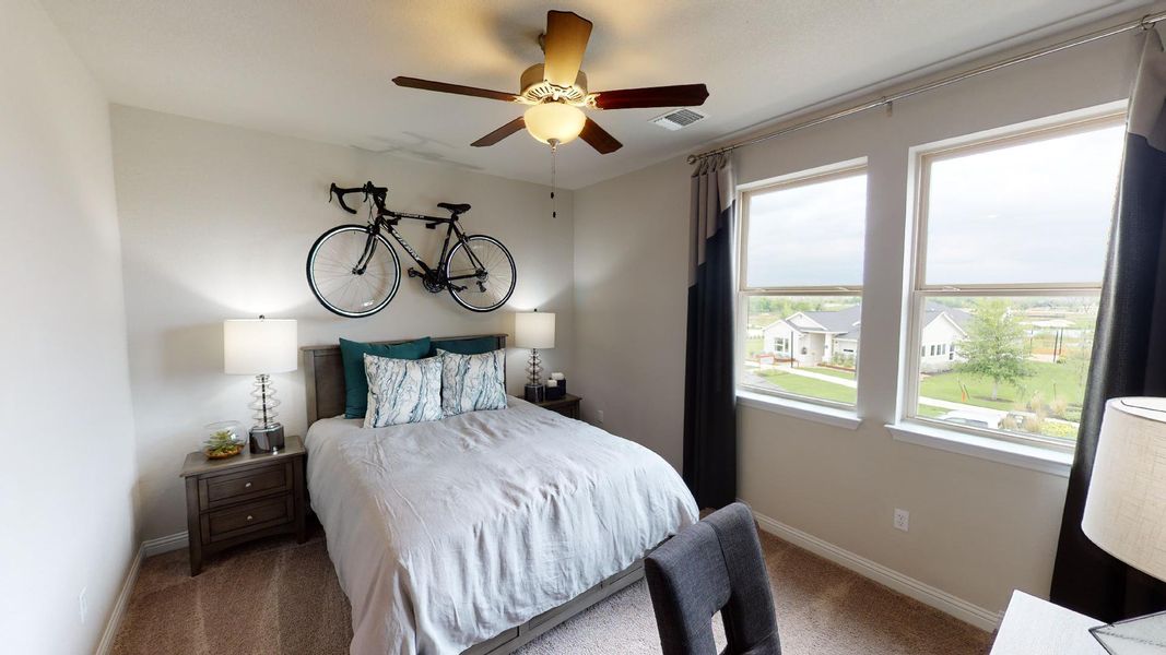 Furnished interior view inside a new home in Easton Park, Austin (Image 8).