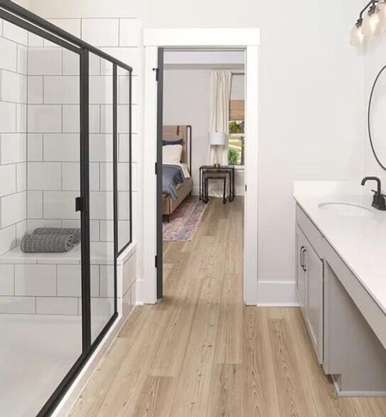 Furnished interior view inside a new home in Tea Farm: Presidents Series, Ravenel (Image 12).