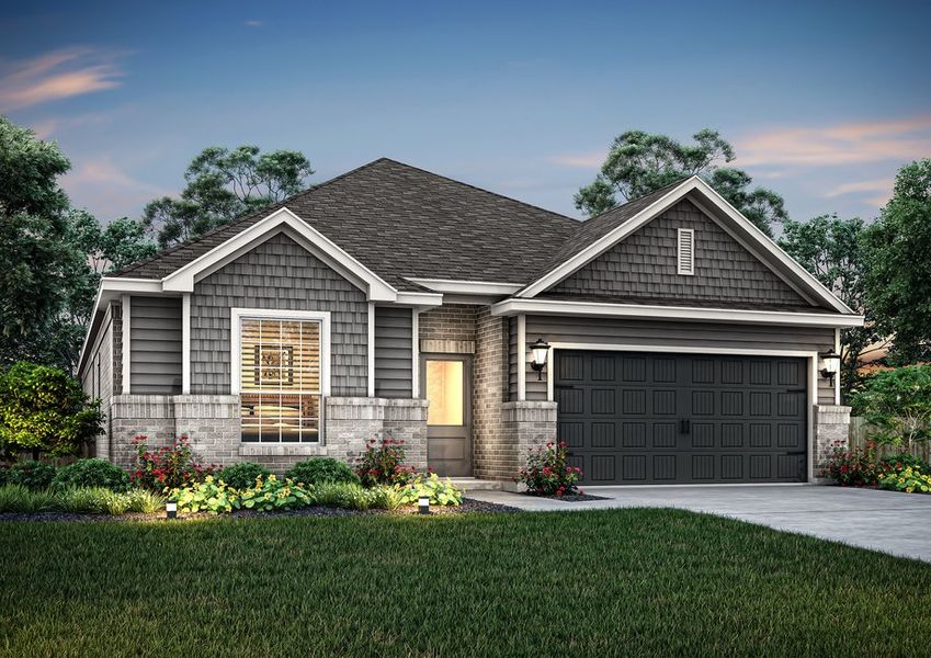 Dusk rendering of the Ontario plan Dusk rendering of the Ontario plan