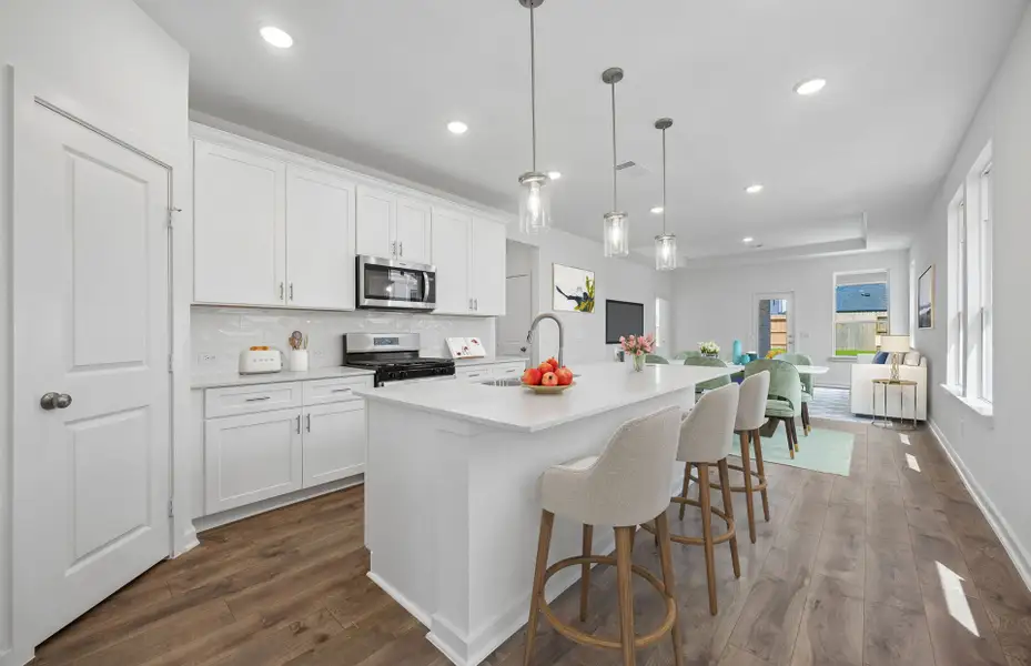 Furnished interior view inside a new home in Ryehill, Sugar Land (Image 13).