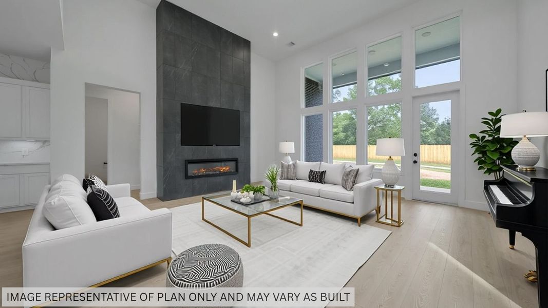 Representative furnished interior of a home built from the H60F by D.R. Horton in Butlers Bend Estates, Pinehurst (Image 9).