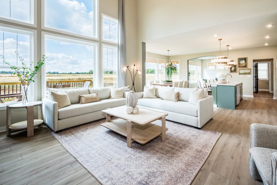Representative furnished interior of a home built from the Grandin by Fischer Homes in The Dunes at Sandbar, Santa Rosa Beach (Image 13).