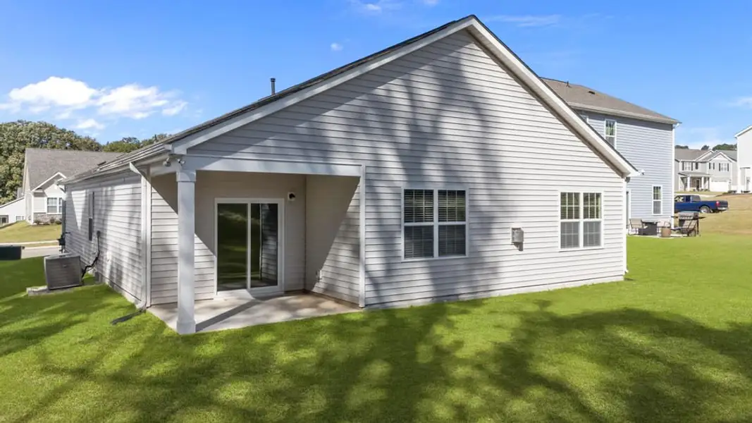 Exterior details and patio area of a home in Saddlebrook, Rocky Mount (Image 4).