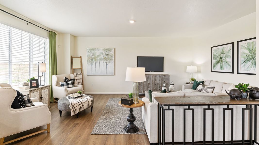 Furnished interior view inside a new home in Sky Ranch, Watkins (Image 12).