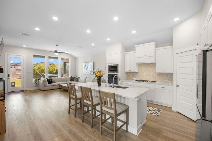 Furnished interior view inside a new home in , Fulshear (Image 12).