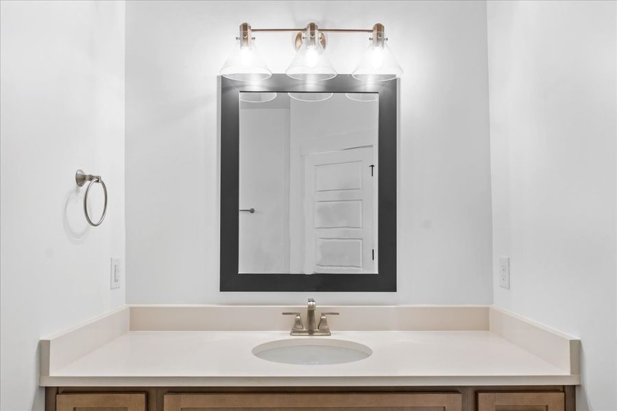 Representative furnished interior of a home built from the Converse Elite by Enchanted Homes in Pointe Summit, Slater-Marietta (Image 6).