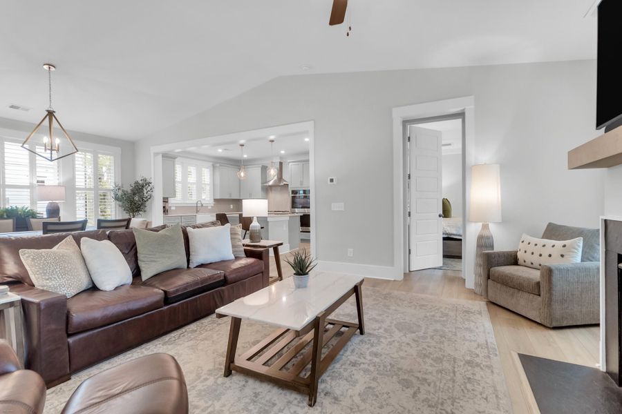 Furnished interior view inside a new home in , Charleston (Image 7).