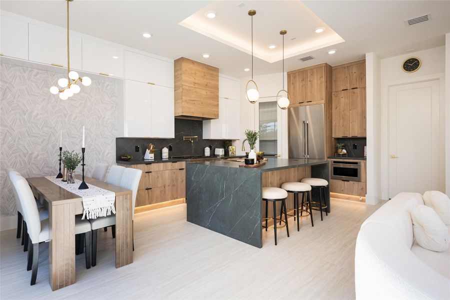 Furnished interior view inside a new home in , Stafford (Image 14).