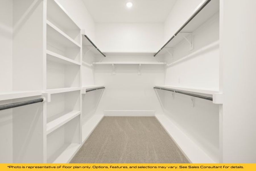 Representative unfurnished interior of a home built from the Breckenridge by Stonefield Homes in Heath Golf and Yacht Club, Rockwall (Image 42).
