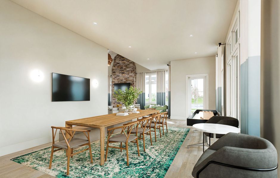 Furnished interior view inside a new home in Silverstone, Knightdale (Image 19).