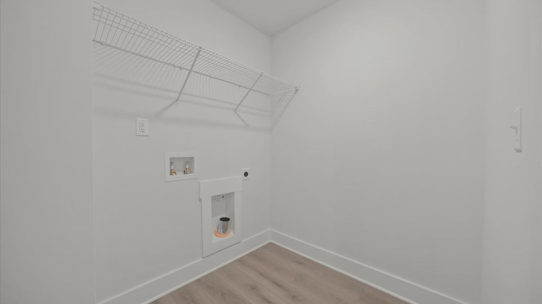Representative unfurnished interior of a home built from the Beramont by DRB Homes in Pleasant Falls, Moore (Image 33).