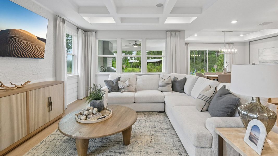 Representative furnished interior of a home built from the Paloma by DRB Homes in Ardisia Park, New Smyrna Beach (Image 27). Representative furnished interior of a home built from the Paloma by DRB Homes in Ardisia Park, New Smyrna Beach (Image 27).