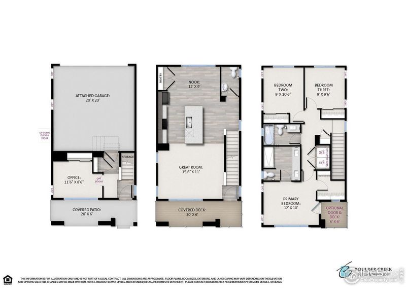 2D floor plan layout of this home in Baseline, Broomfield, CO (Image 4).