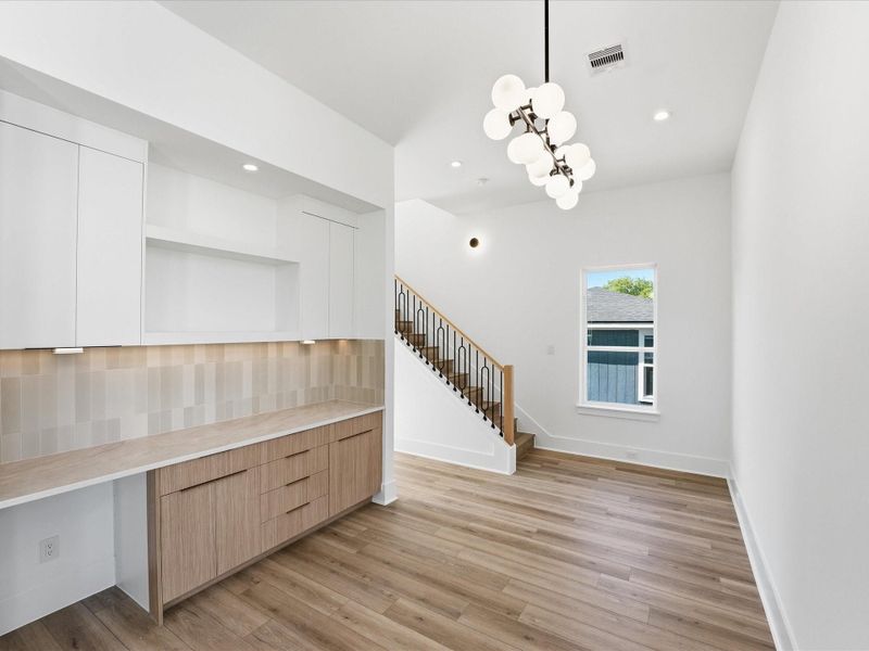 Furnished interior view inside a new home in , Houston (Image 10).