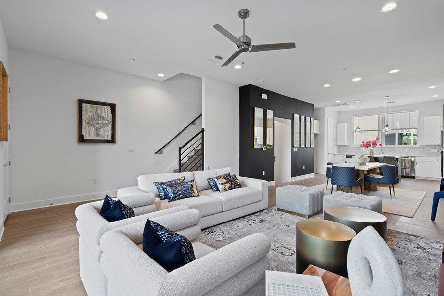 Furnished interior view inside a new home in , Austin (Image 23).