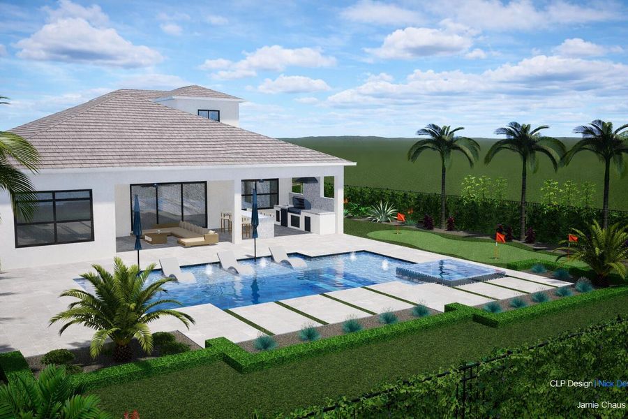 Proposed Pool & Outdoor Space