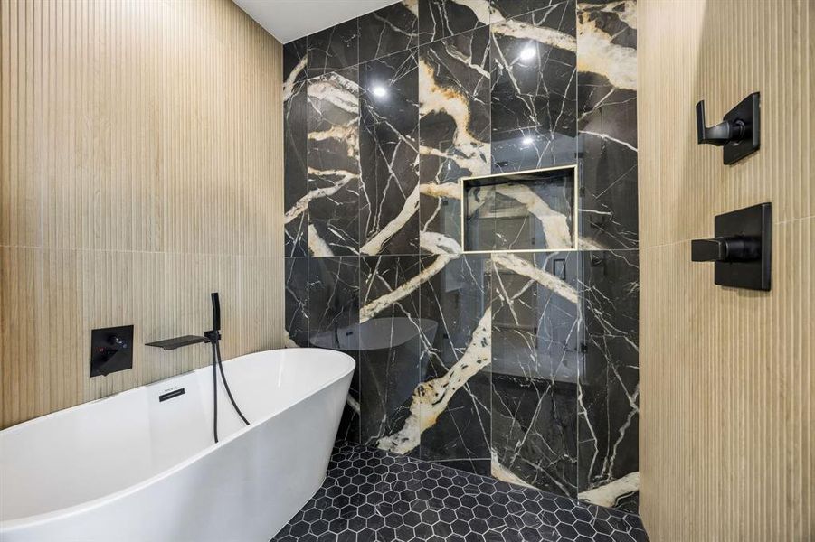 Furnished interior view inside a new home in , Dallas (Image 17). Furnished interior view inside a new home in , Dallas (Image 17).