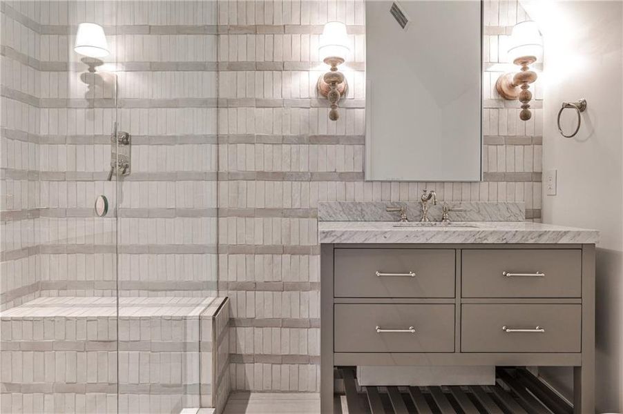 Furnished interior view inside a new home in , Atlanta (Image 11).