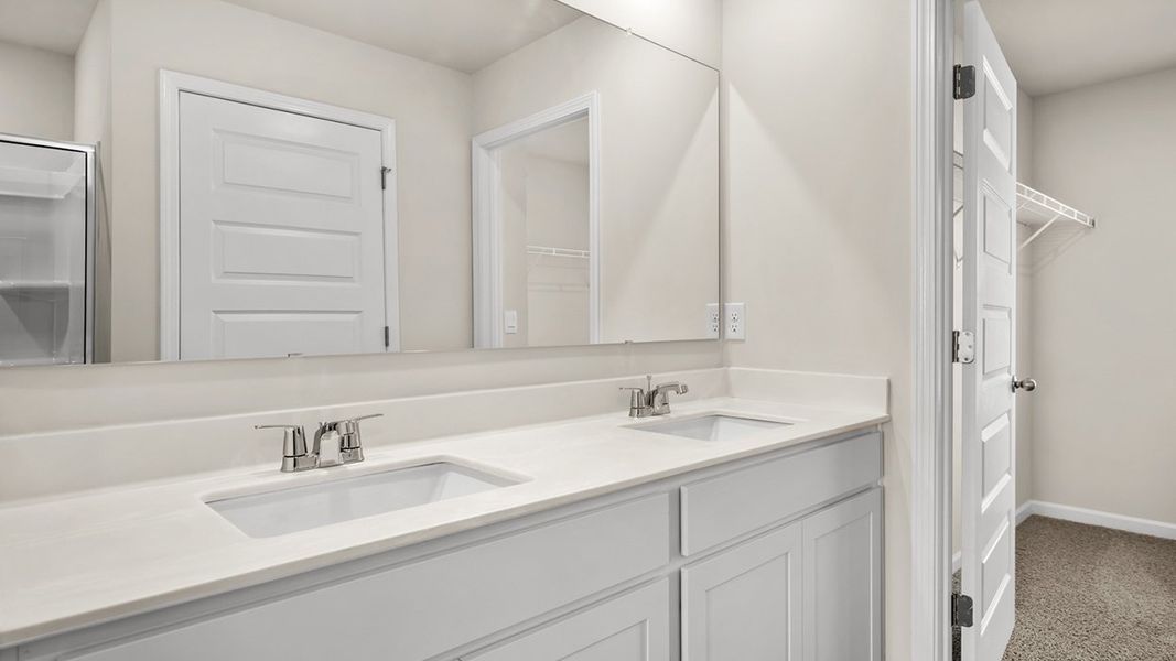 Representative furnished interior of a home built from the Edmon by D.R. Horton in Poplar Preserve, Newnan (Image 12).