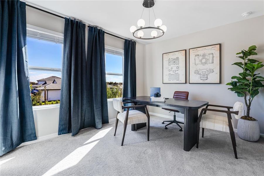 Furnished interior view inside a new home in Rye Ranch, Parrish (Image 15).