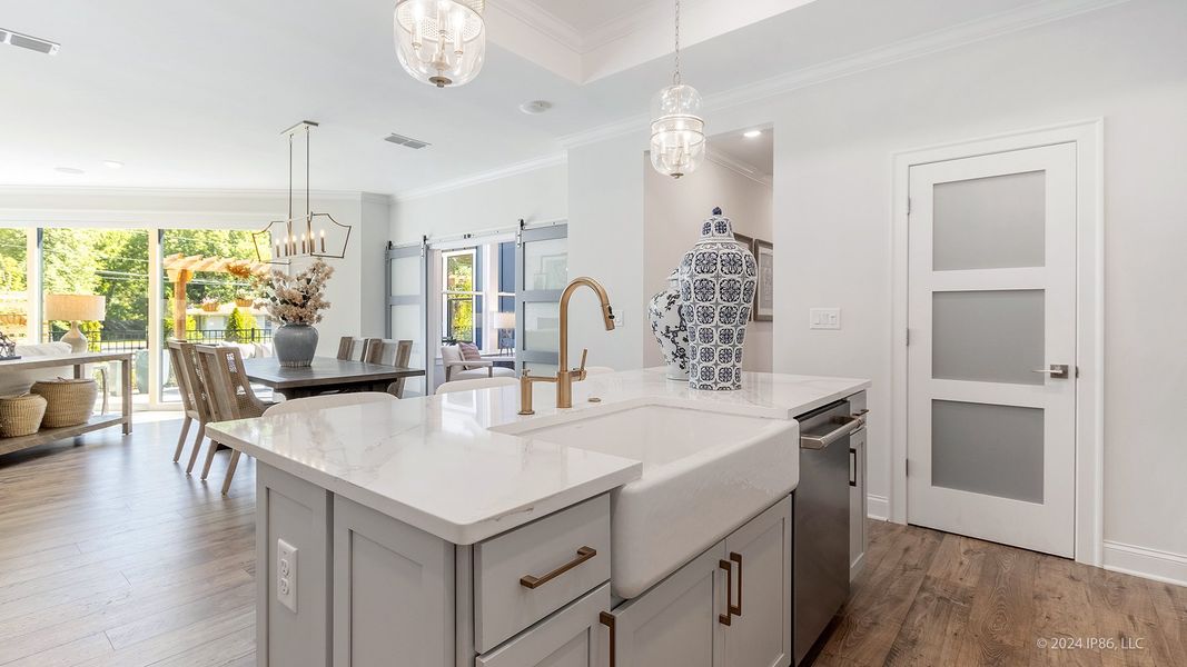Representative furnished interior of a home built from the Promenade by Epcon Communities in The Courtyards by The Manor, Alpharetta (Image 36).