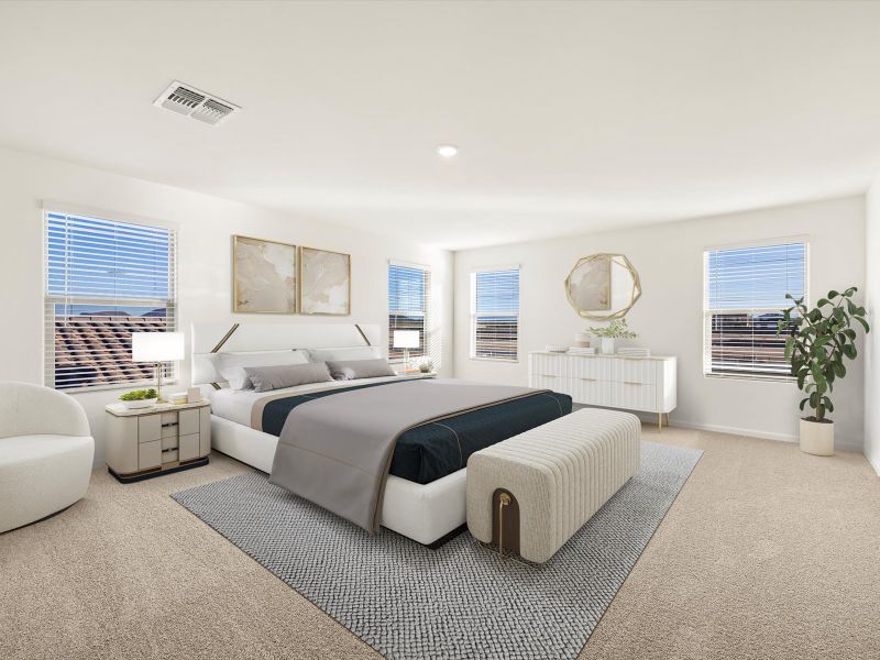 Representative furnished interior of a home built from the Sunstone by Meritage Homes in Rincon Crest at Rocking K, Vail (Image 4). Representative furnished interior of a home built from the Sunstone by Meritage Homes in Rincon Crest at Rocking K, Vail (Image 4).