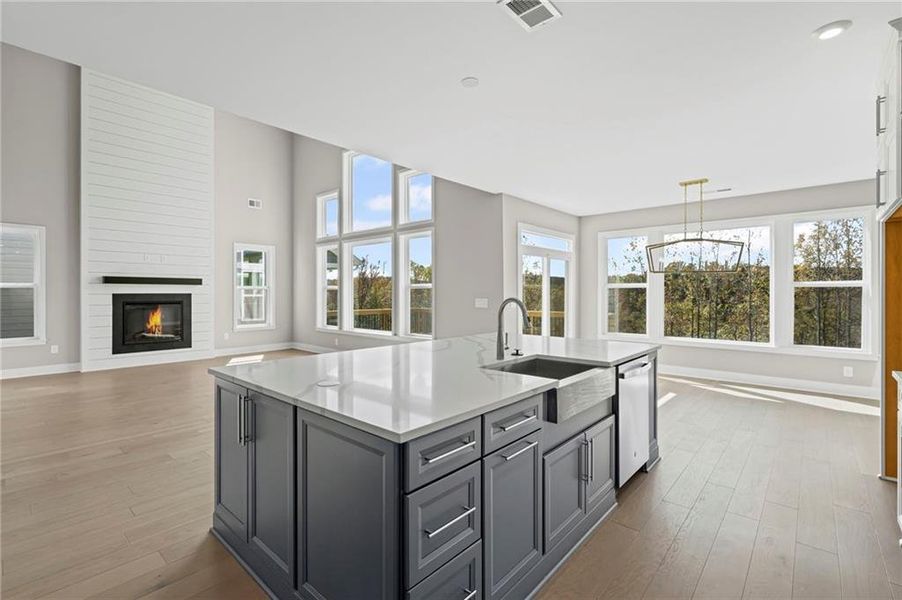 Furnished interior view inside a new home in Twin Lakes, Hoschton (Image 13).