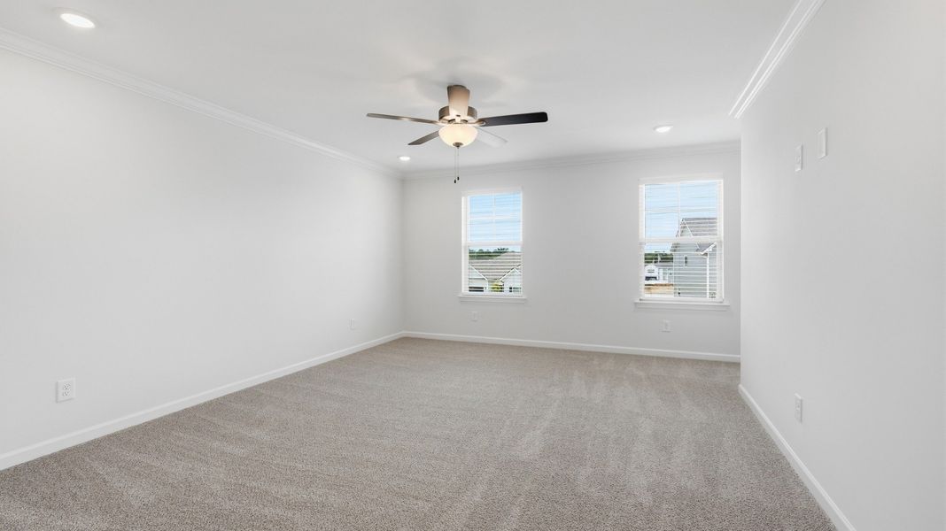 Spacious, unfurnished interior of a new home in Wheatfield, Shelbyville (Image 26). Spacious, unfurnished interior of a new home in Wheatfield, Shelbyville (Image 26).
