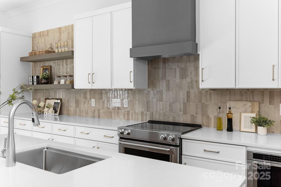 Furnished interior view inside a new home in , Charlotte (Image 37).