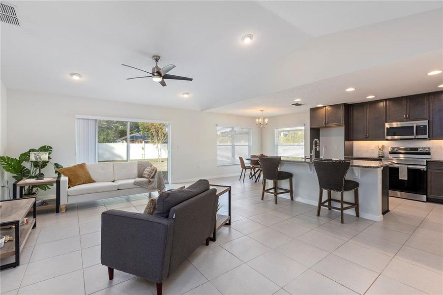 Furnished interior view inside a new home in , Palm Coast (Image 15).