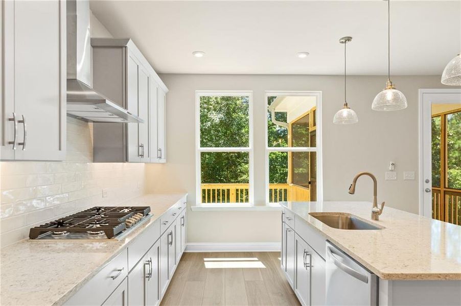 Furnished interior view inside a new home in Melody Lakeside Estates, Buford (Image 63).