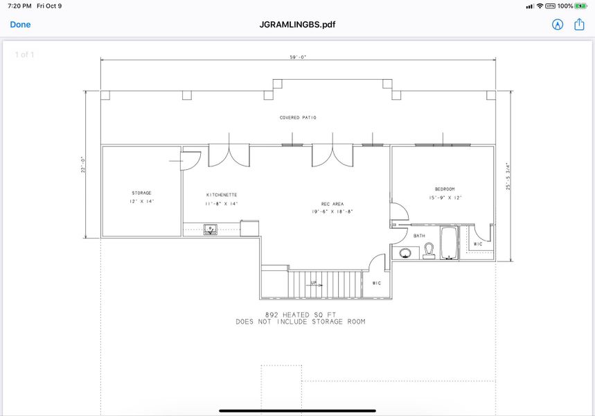 2D floor plan layout of this home in , Santee, SC (Image 2).