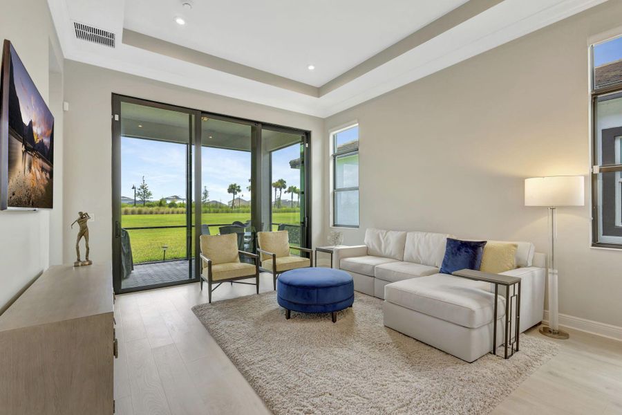 Furnished interior view inside a new home in , Port St. Lucie (Image 36).
