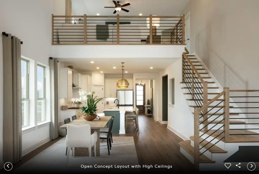 Interior photos- Photo of Pulte model home with same floor plan, not of actual home listed.