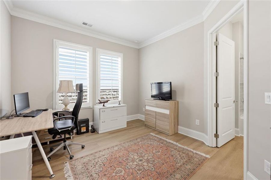 Furnished interior view inside a new home in , Cumming (Image 6). Furnished interior view inside a new home in , Cumming (Image 6).