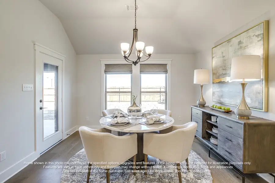 Furnished interior view inside a new home in Chapel Ridge, Waco (Image 6).