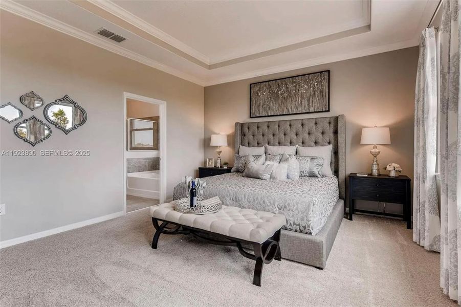 Furnished interior view inside a new home in Kindred, Kissimmee (Image 9).