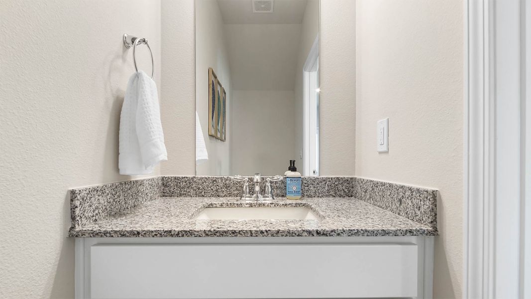 Representative furnished interior of a home built from the Palm Exterior by D.R. Horton in Hawks Landing Townhomes, Santa Rosa Beach (Image 4).