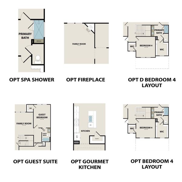 2D floor plan layout of this home in Benders Cove, Mount Juliet, TN (Image 4).