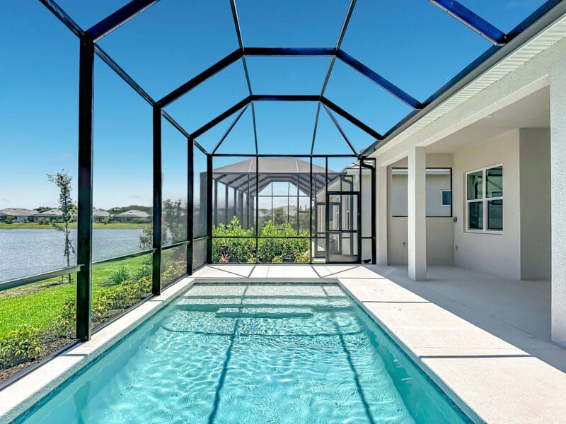 Exterior details and patio area of a home in Inspiration at Watercolor Place, Bradenton (Image 26). Exterior details and patio area of a home in Inspiration at Watercolor Place, Bradenton (Image 26).